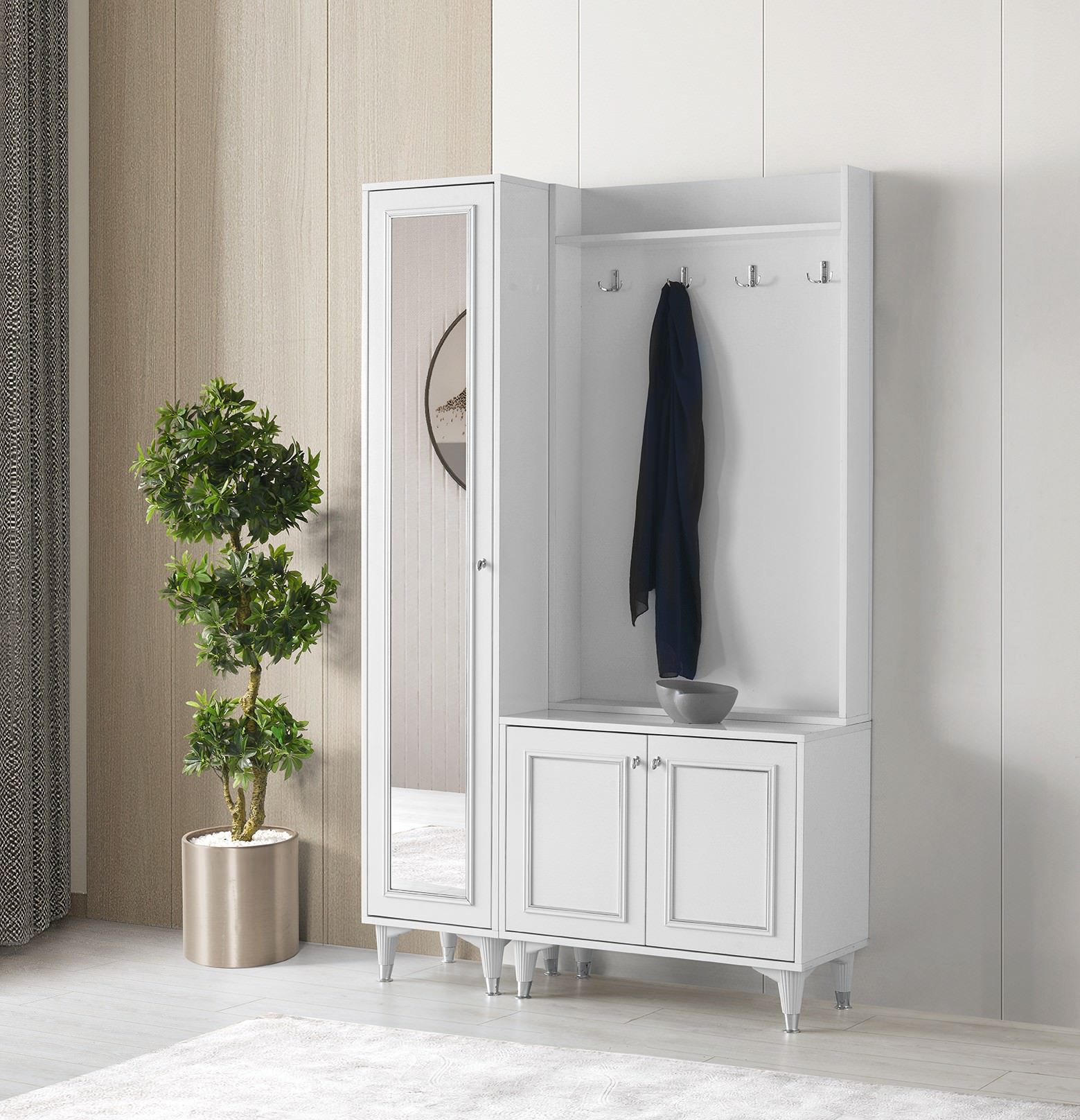 Neva Silver Portmanto