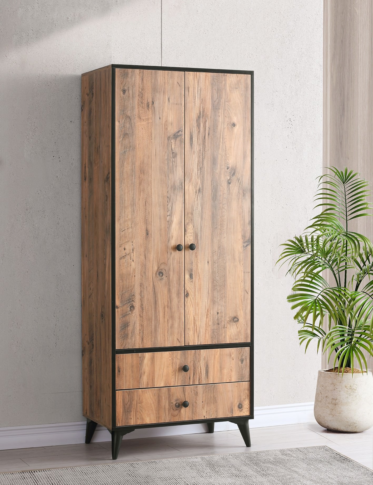 Natural 2 Kapılı Dolap