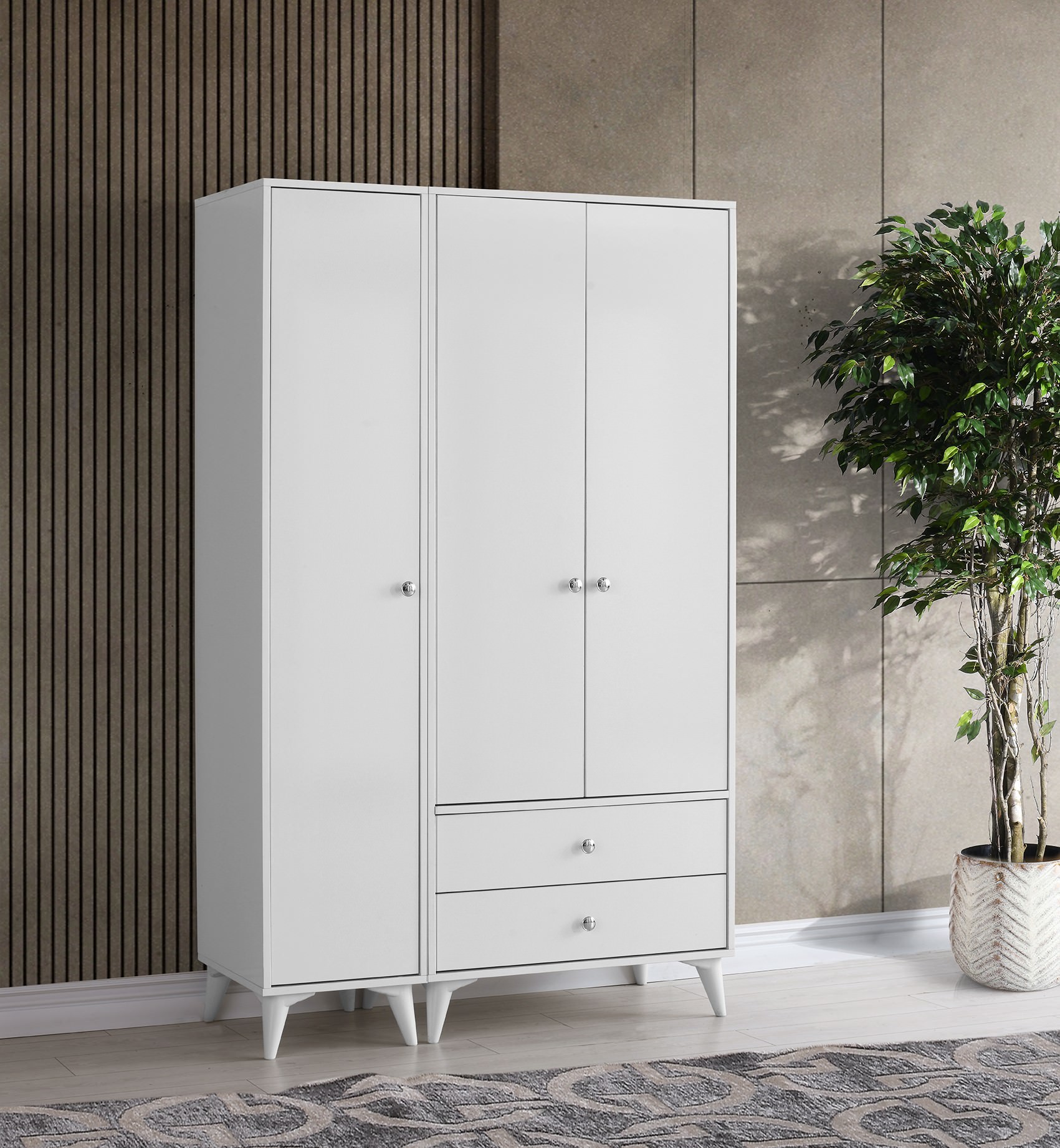 Safir 3 Kapılı Dolap