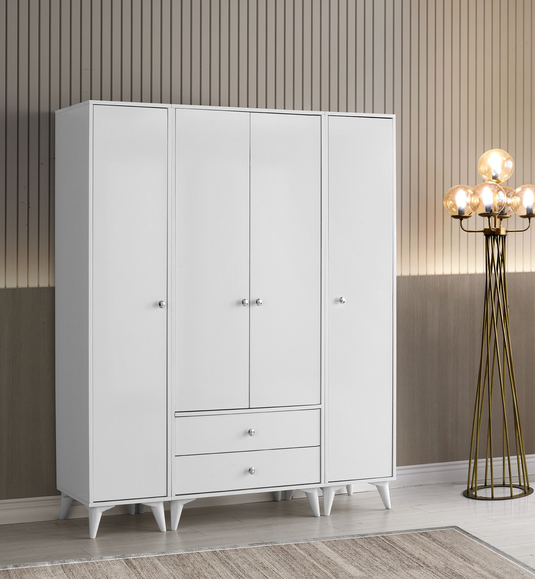 Safir 4 Kapılı Dolap