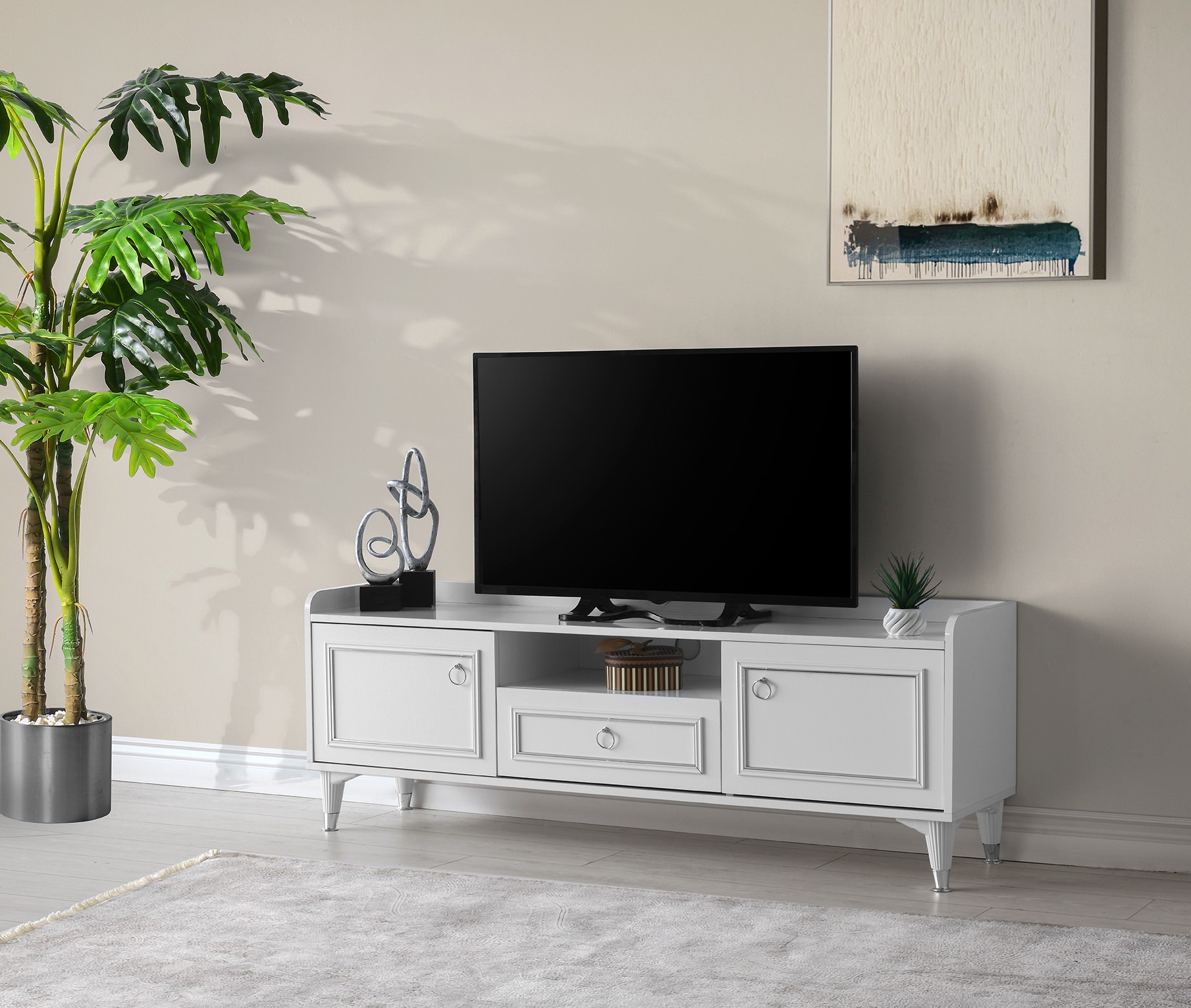 Neva Silver Tv Sehpası